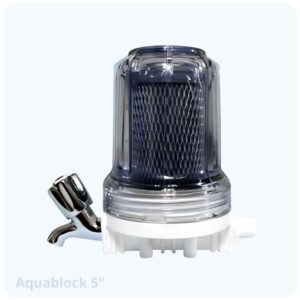 Blister Aquablock 5" Transparente