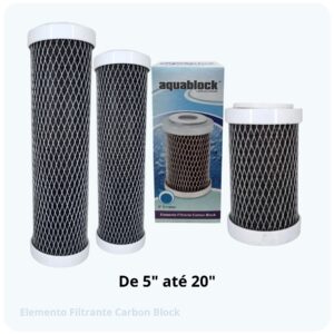 Elemento Filtrante Carbon Block – Linha Aquablock